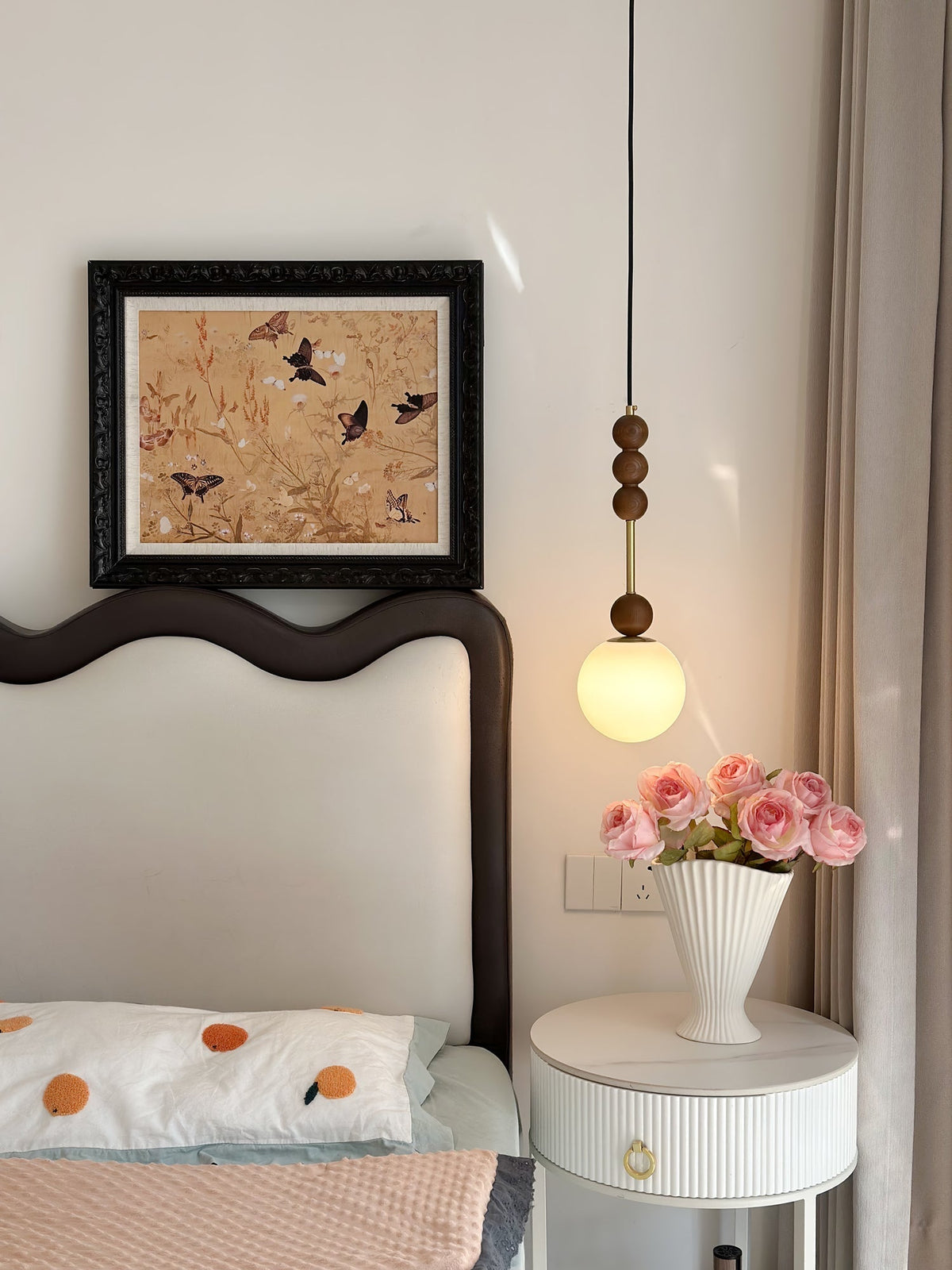 Miraleth lámpara colgante minimalista de madera