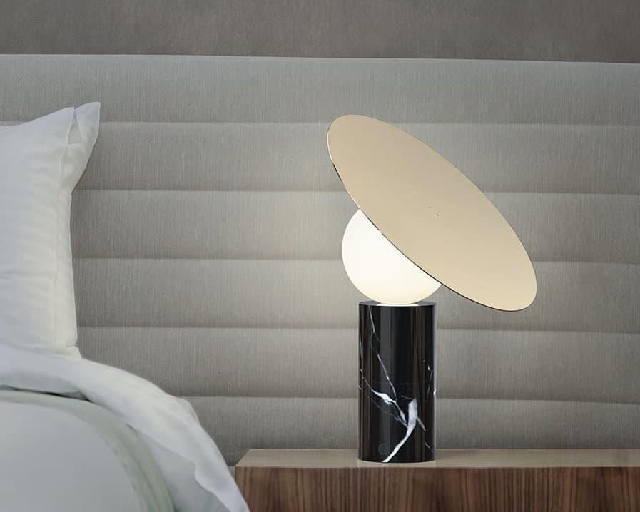 Dila lámpara de mesa minimalista de mármol