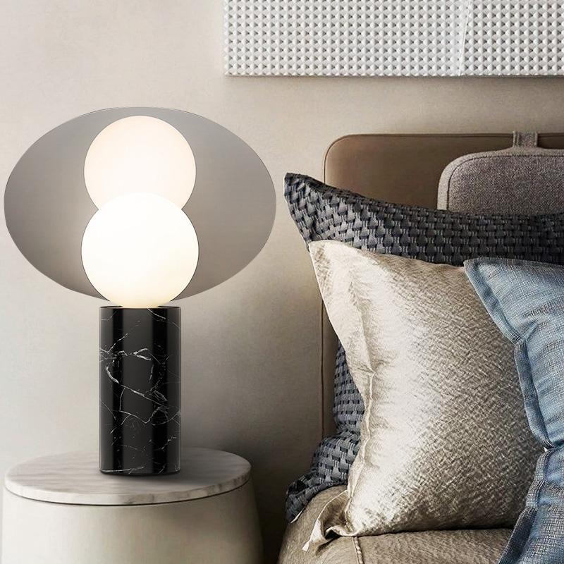 Dila lámpara de mesa minimalista de mármol