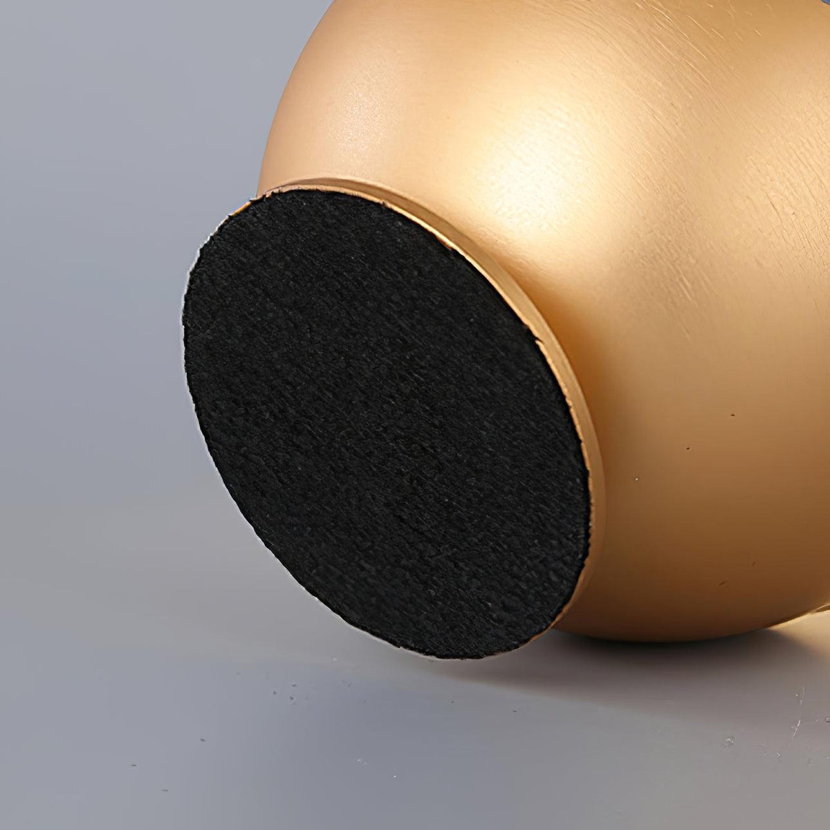 Orbitem lámpara de mesa dorada en aluminio