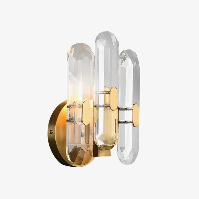 Gevon aplique de pared Postmodern de lujo cristal