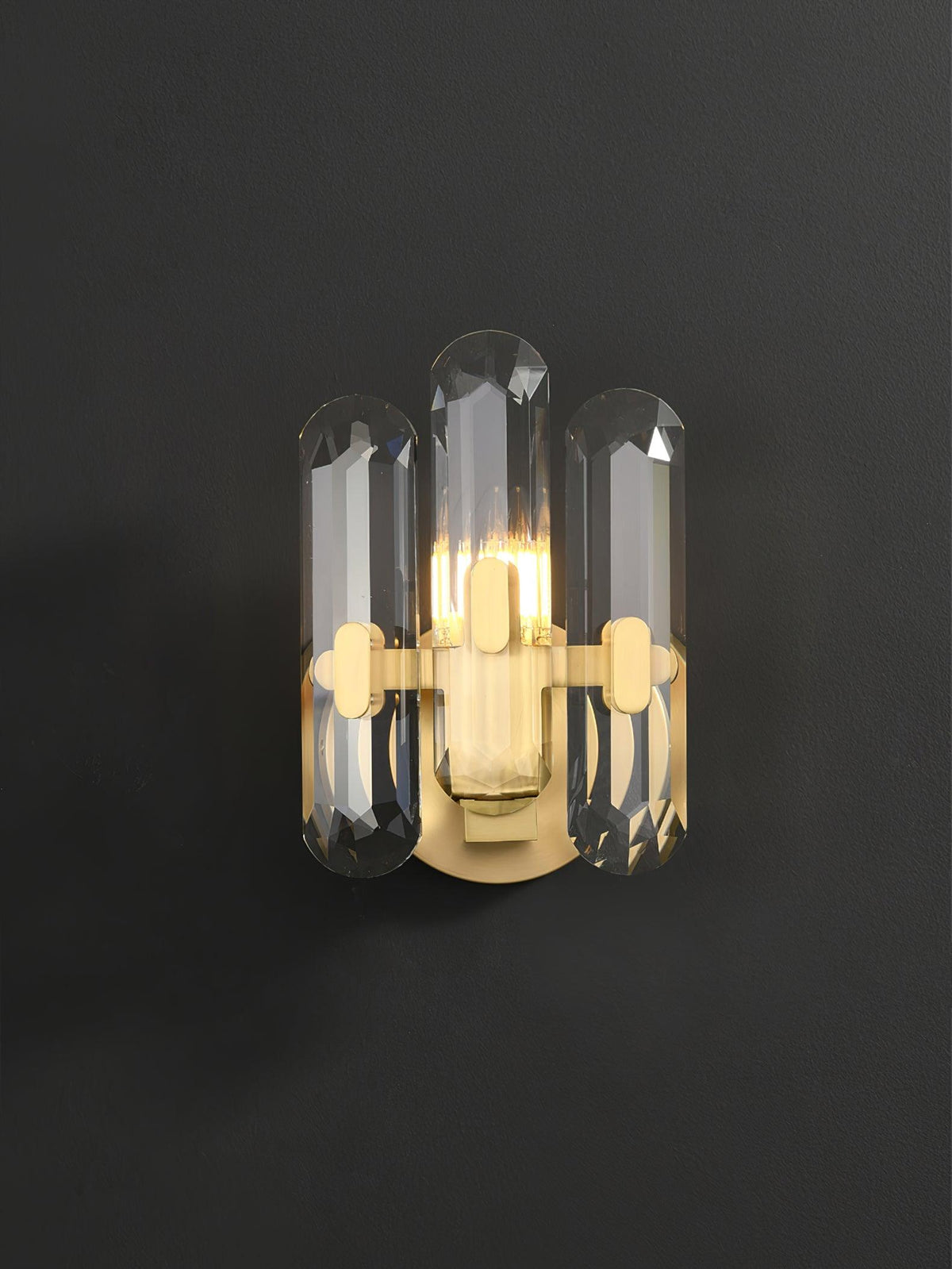 Gevon aplique de pared Postmodern de lujo cristal