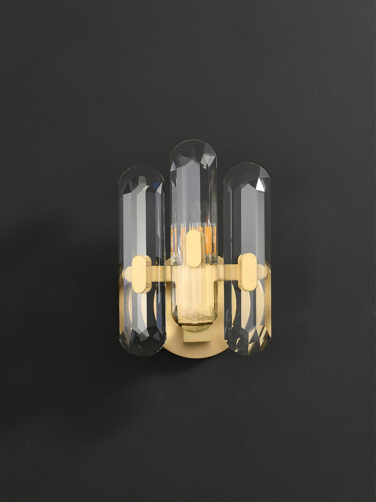 Gevon aplique de pared Postmodern de lujo cristal