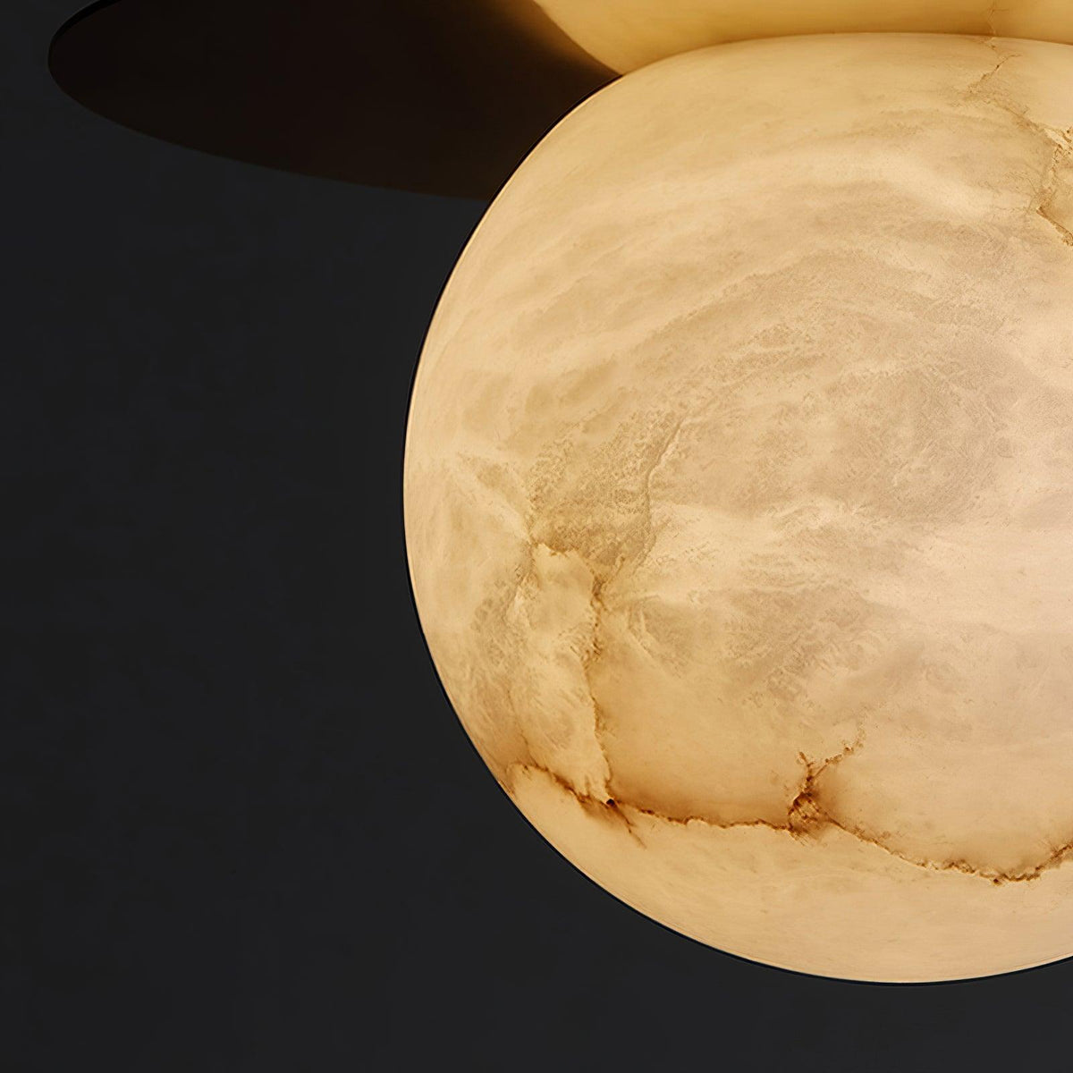 Velar lámpara colgante esfera de alabastro