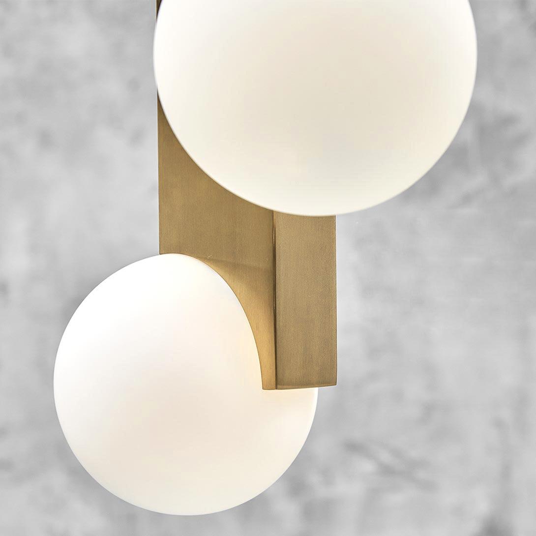 Eirelelia lámpara colgante elegante con vidrio