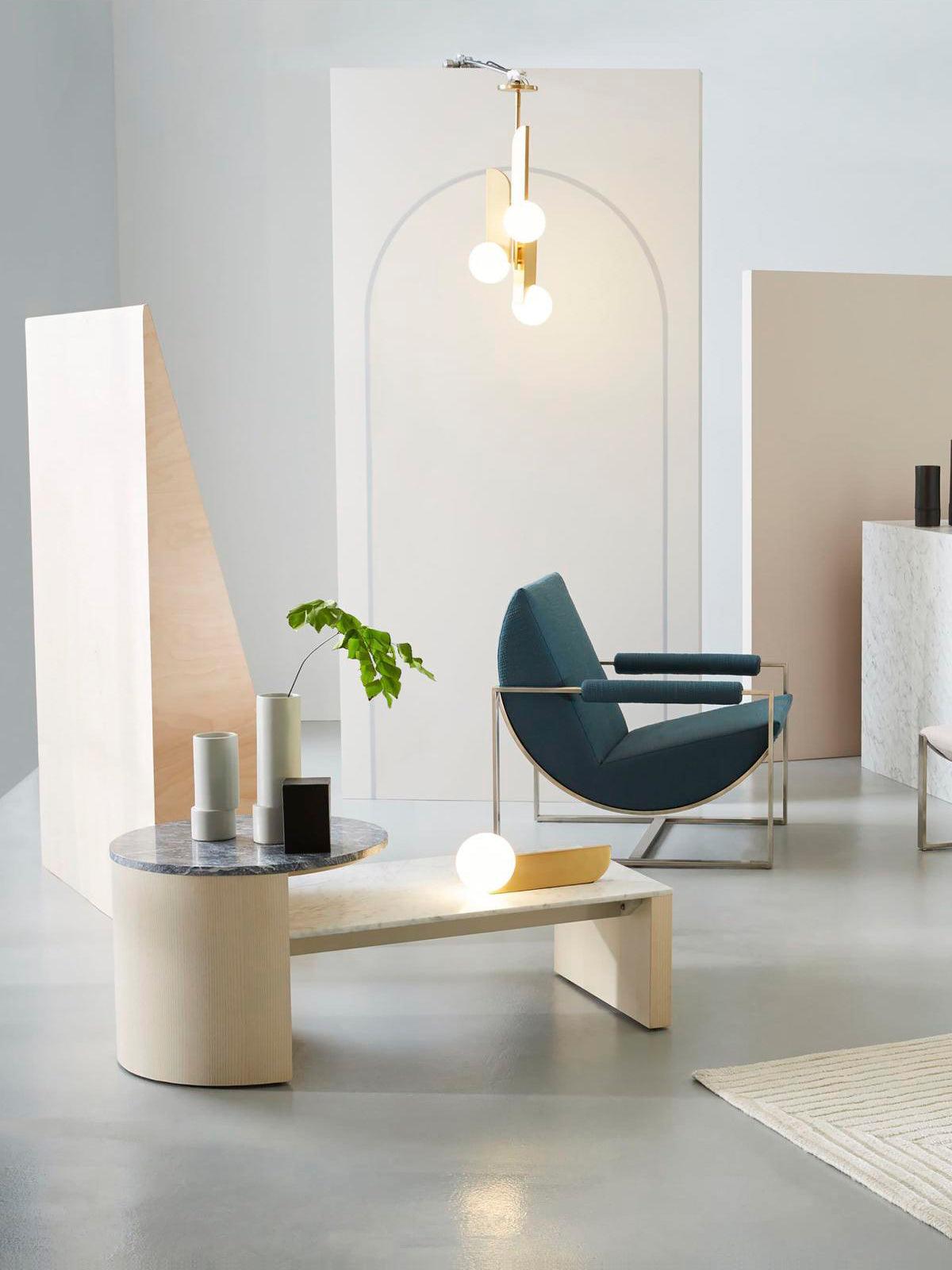 Eirelelia lámpara colgante elegante con vidrio