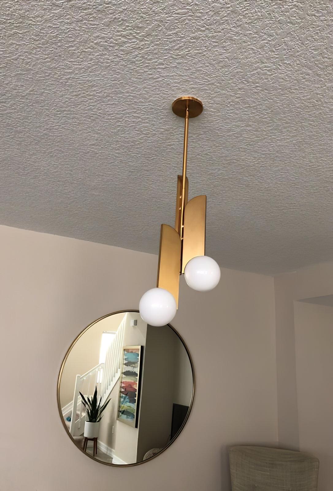 Eirelelia lámpara colgante elegante con vidrio