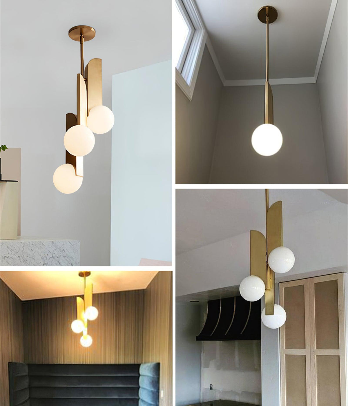 Eirelelia lámpara colgante elegante con vidrio