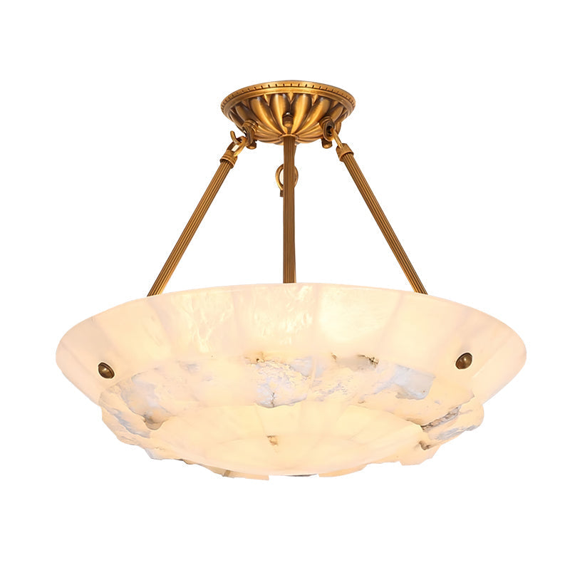 Nomen lámpara colgante Bowl alabastro elegancia
