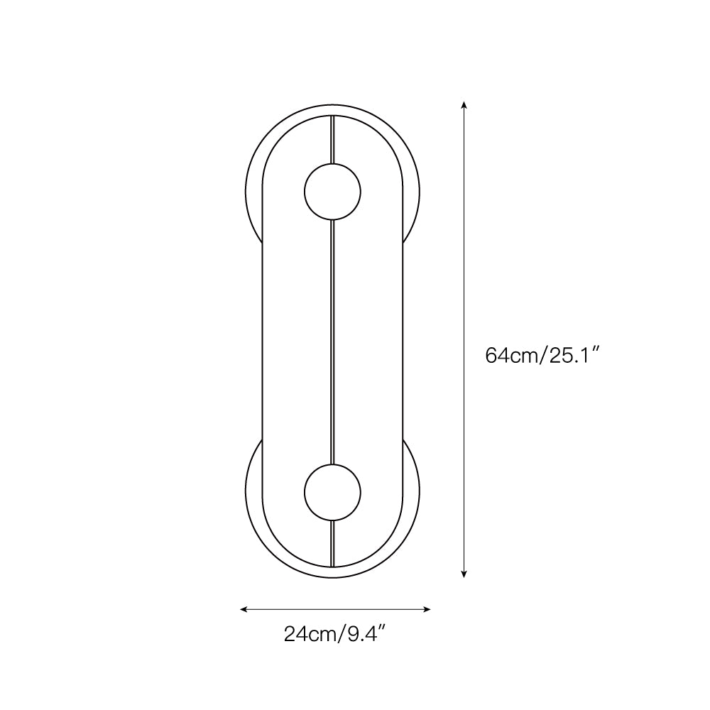 Lucasta aplique de pared