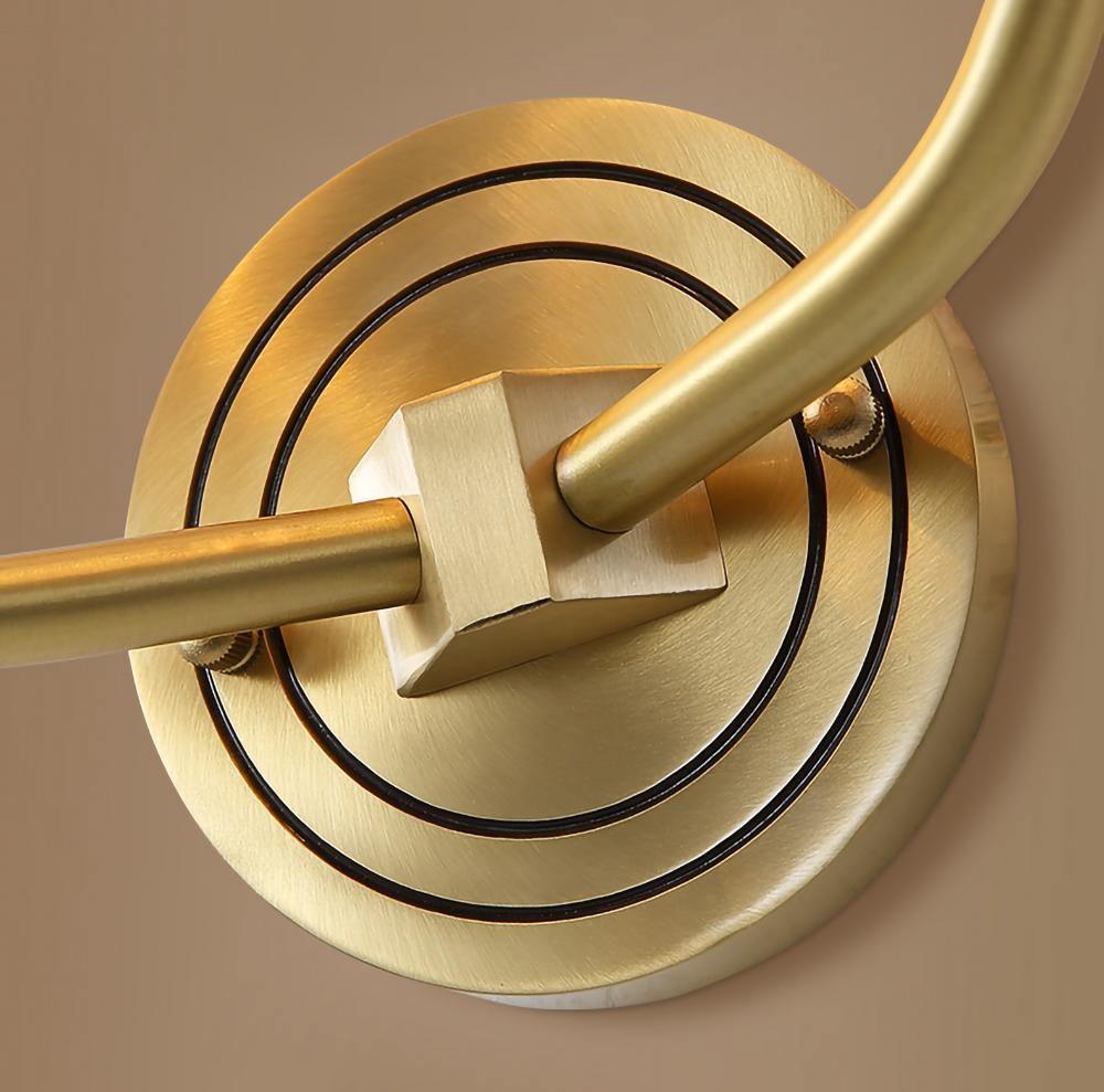 Auriviella aplique de pared elegancia Cabeza de ciervo latón
