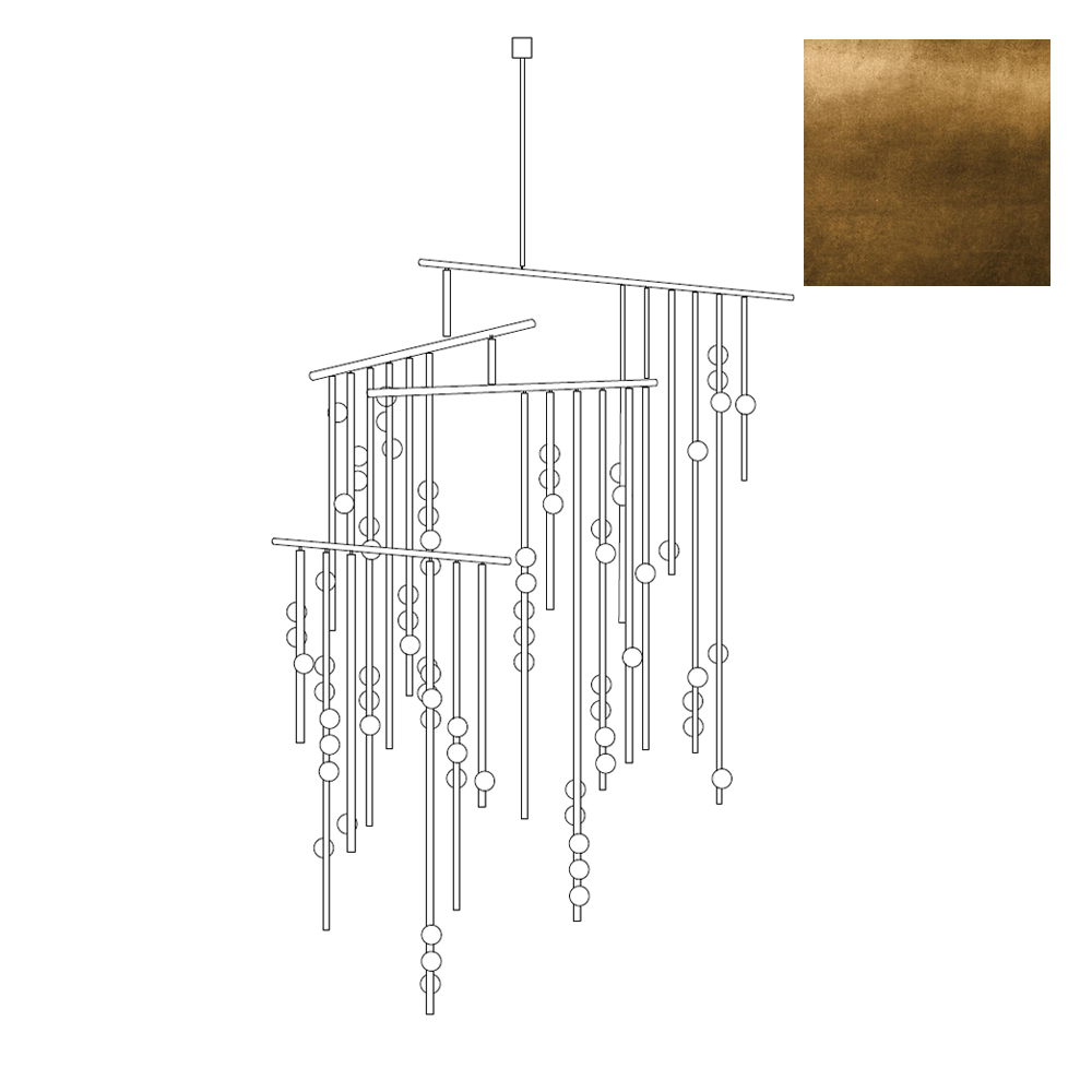 Rivoian lámpara de araña