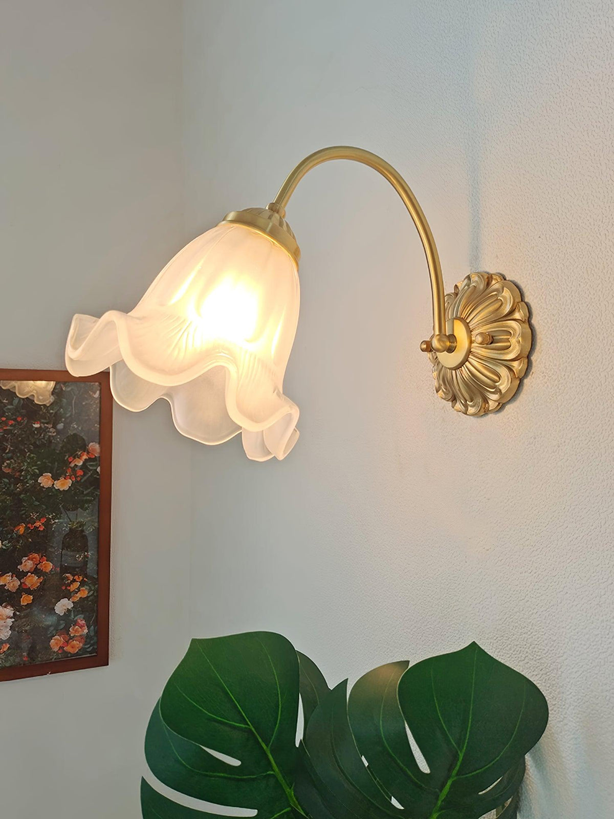 Celereria aplique de pared Vintage de vidrio