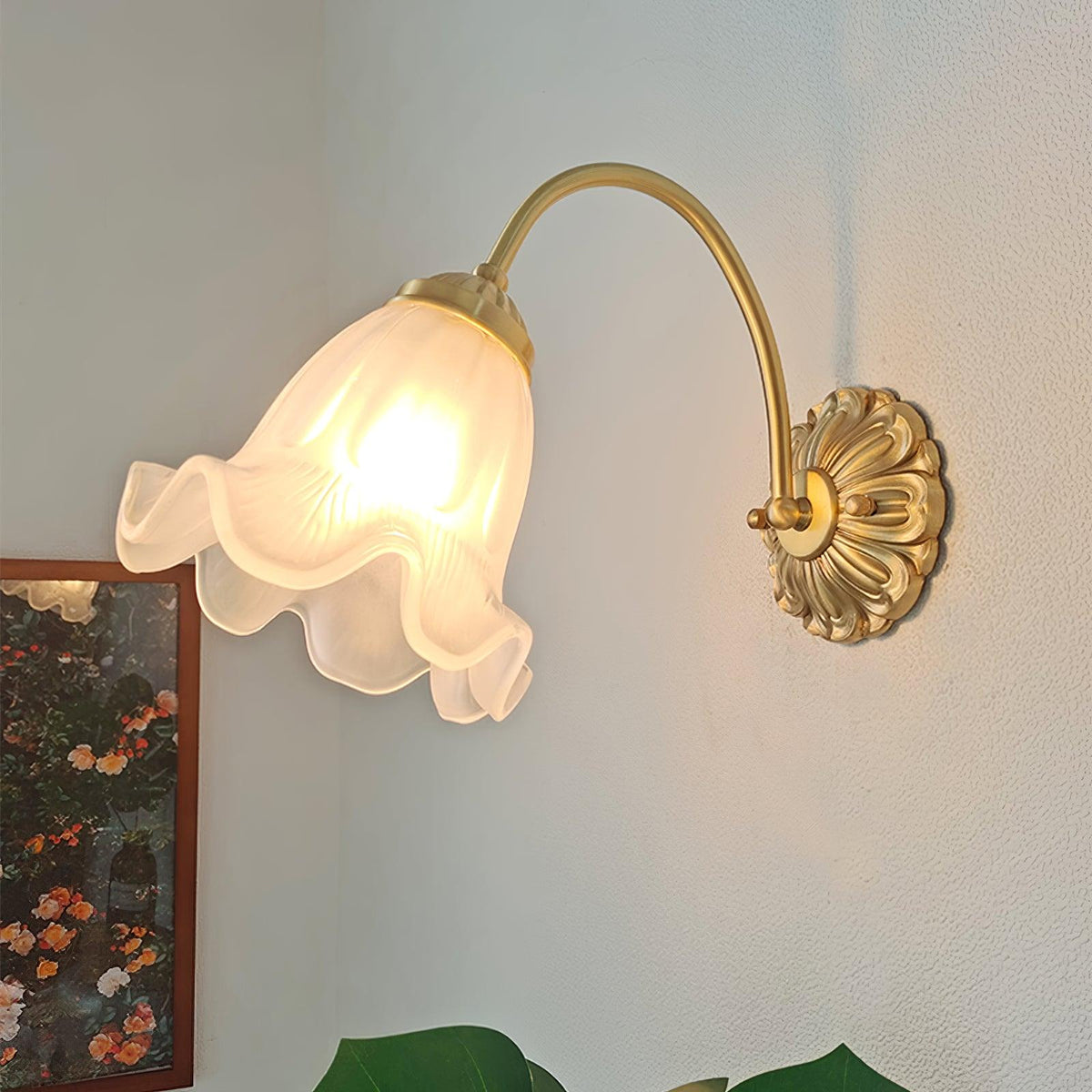 Celereria aplique de pared Vintage de vidrio