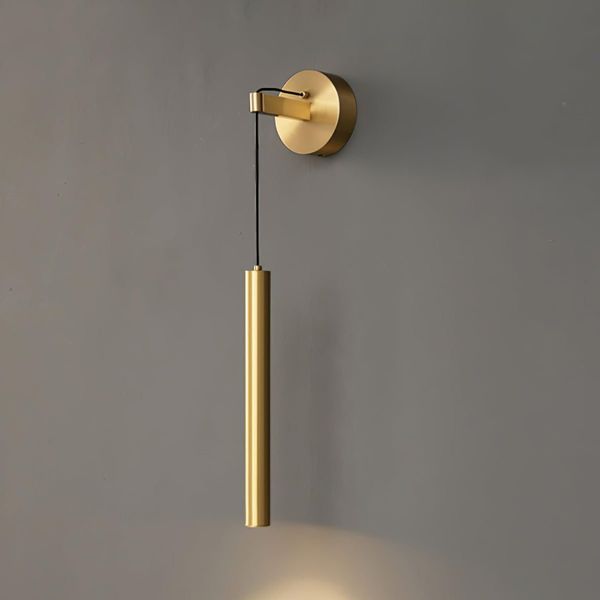 Loxley aplique de pared moderno minimalista lineal de latón