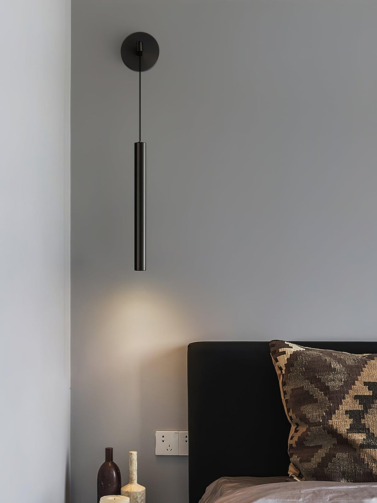 Loxley aplique de pared moderno minimalista lineal de latón