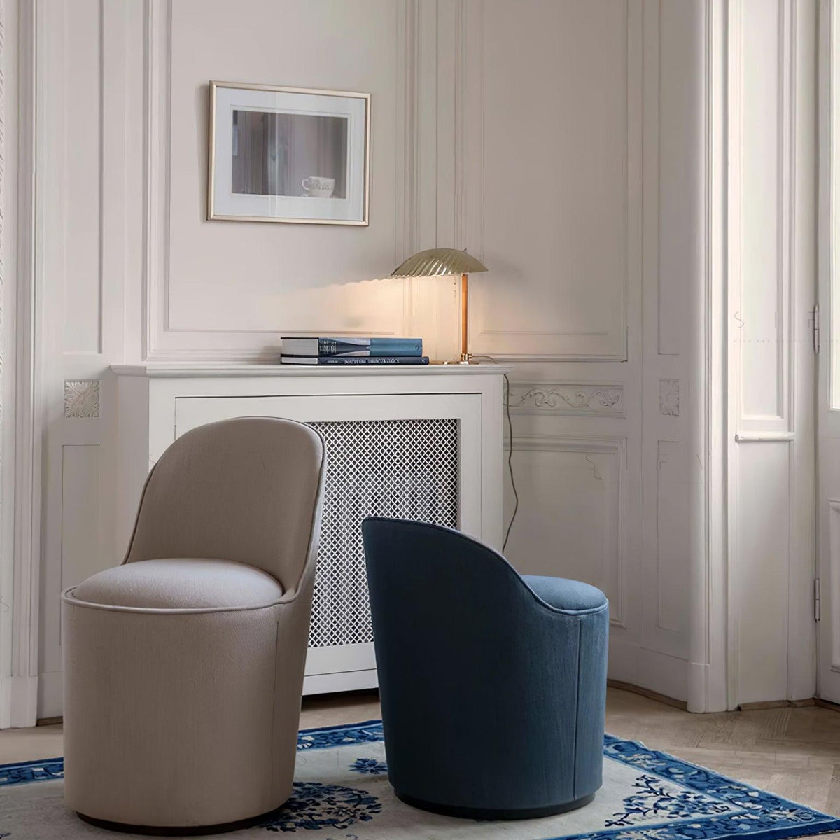 Zorare lámpara de mesa de latón glam