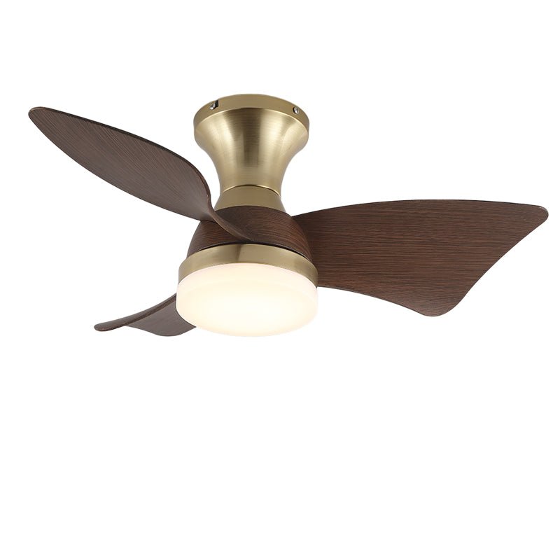 Aureon ventilador de techo con luz moderno de madera