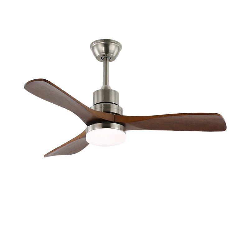 Rininena ventilador de techo con luz moderno de madera