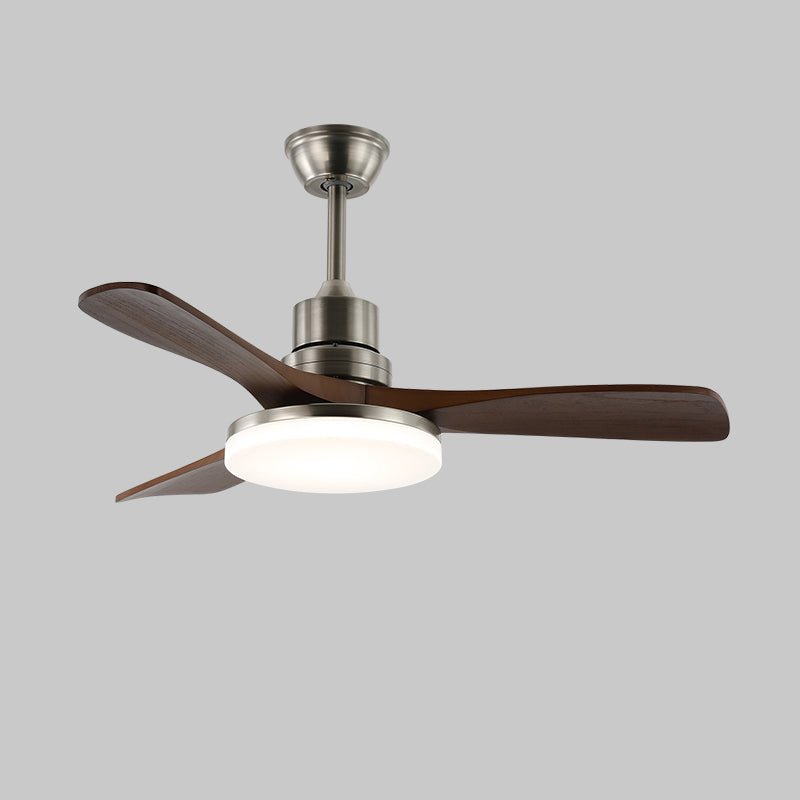 Rininena ventilador de techo con luz moderno de madera