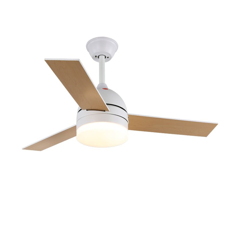 Selena ventilador de techo con luz minimalista de madera