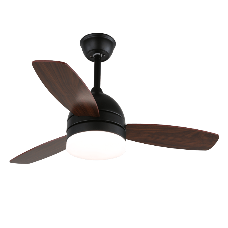 Selena ventilador de techo con luz minimalista de madera