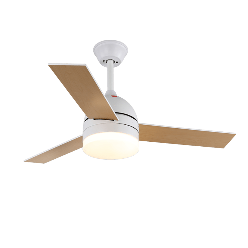 Selena ventilador de techo con luz minimalista de madera