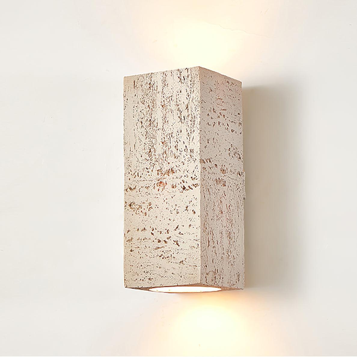 Veleraria aplique de pared moderno minimalista de material compuesto