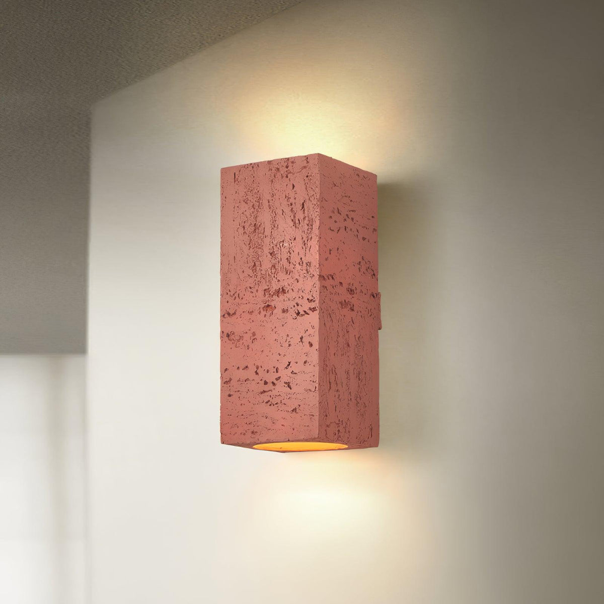 Veleraria aplique de pared moderno minimalista de material compuesto