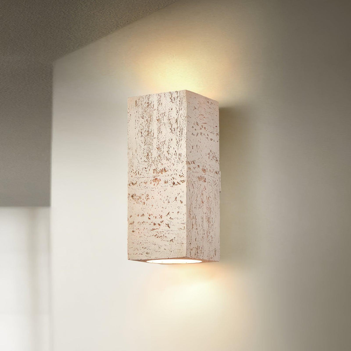 Veleraria aplique de pared moderno minimalista de material compuesto