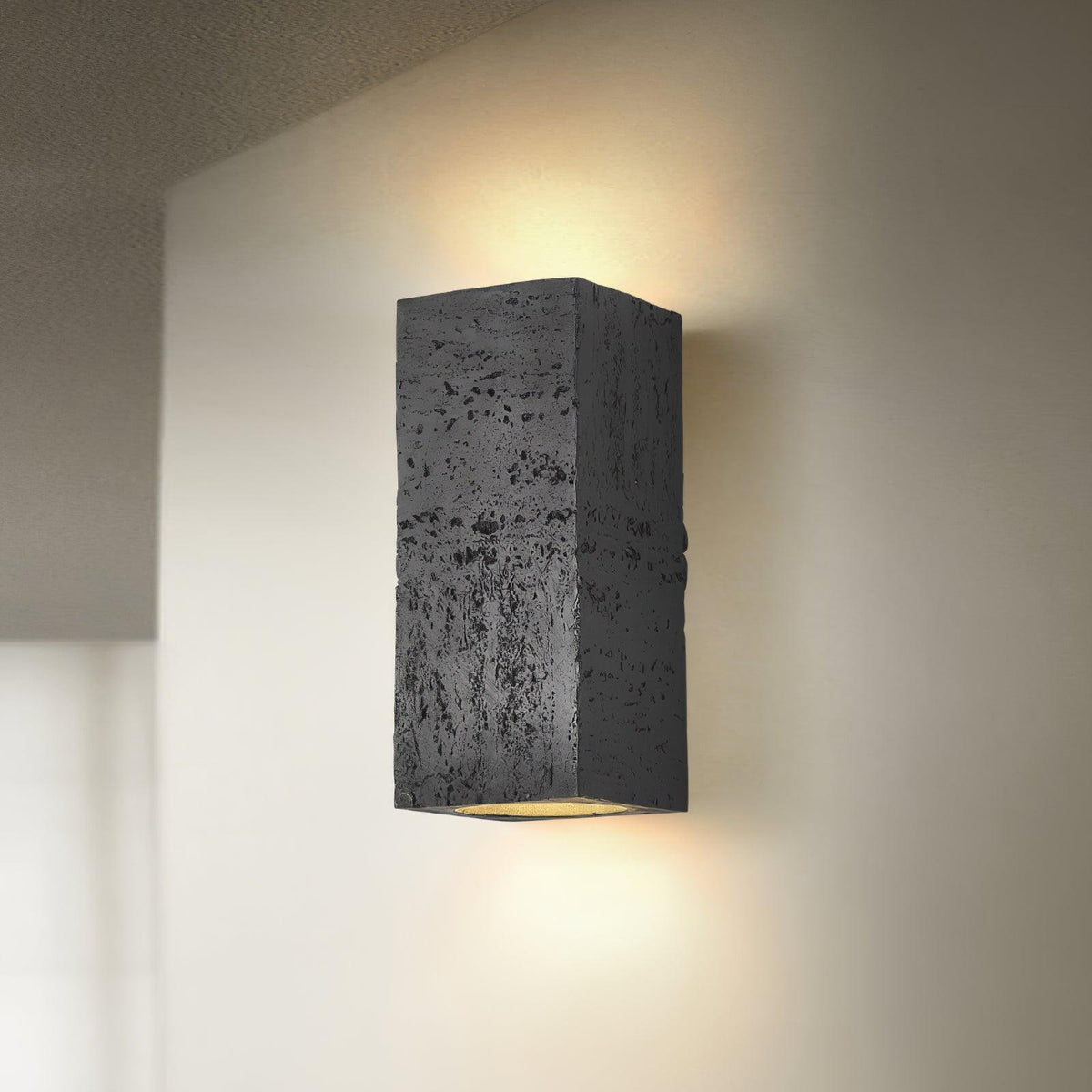 Veleraria aplique de pared moderno minimalista de material compuesto