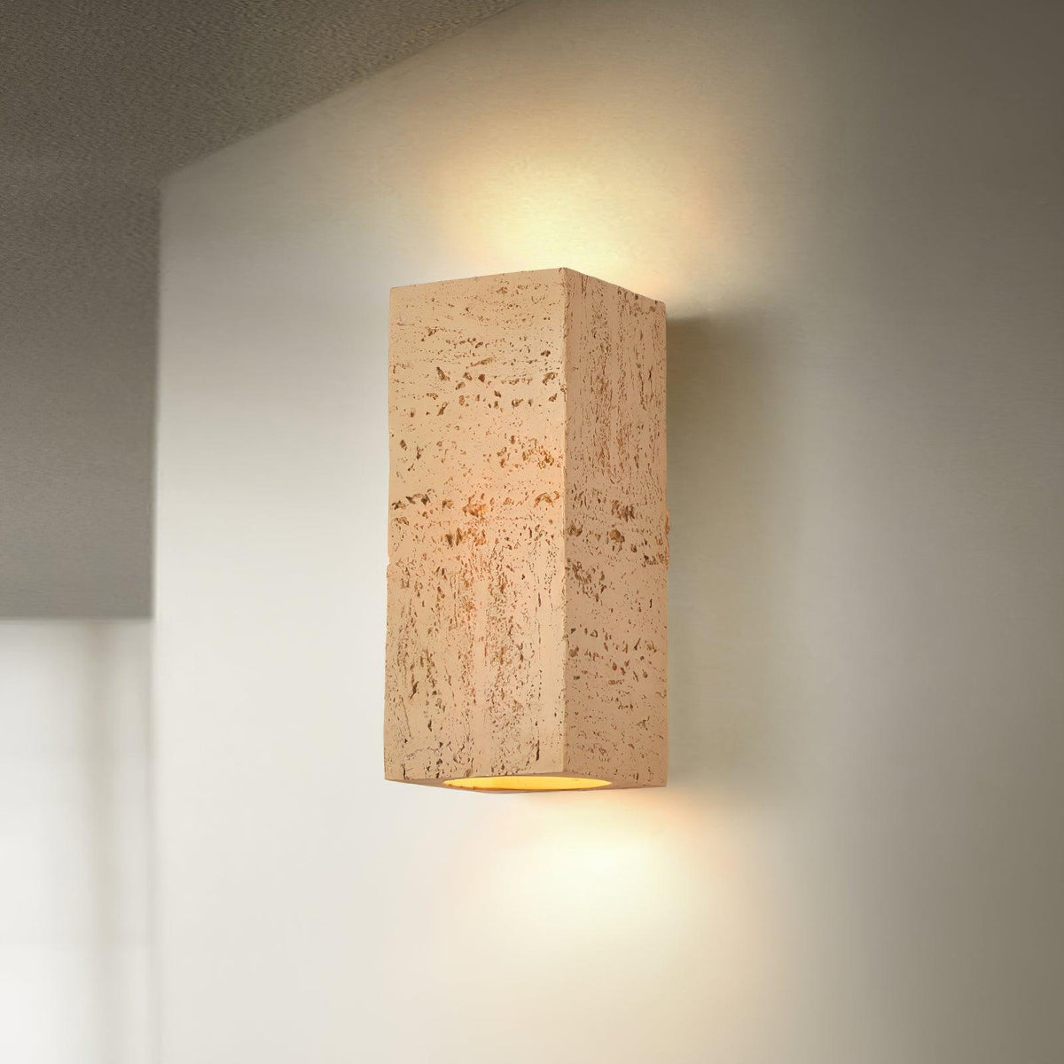 Veleraria aplique de pared moderno minimalista de material compuesto