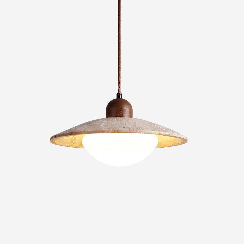 Luxen lámpara colgante travertino minimalista