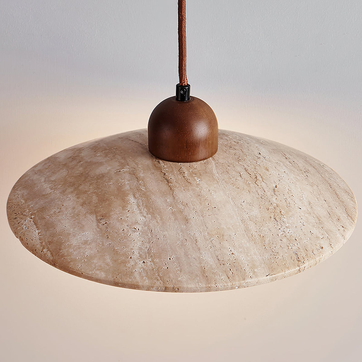Luxen lámpara colgante travertino minimalista
