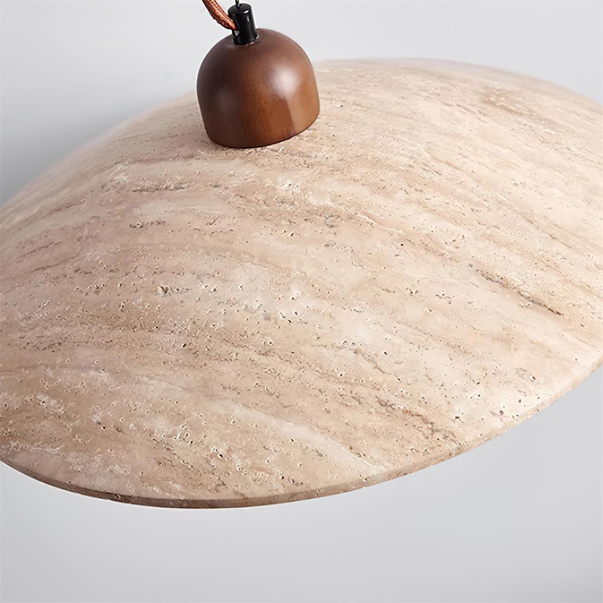 Luxen lámpara colgante travertino minimalista