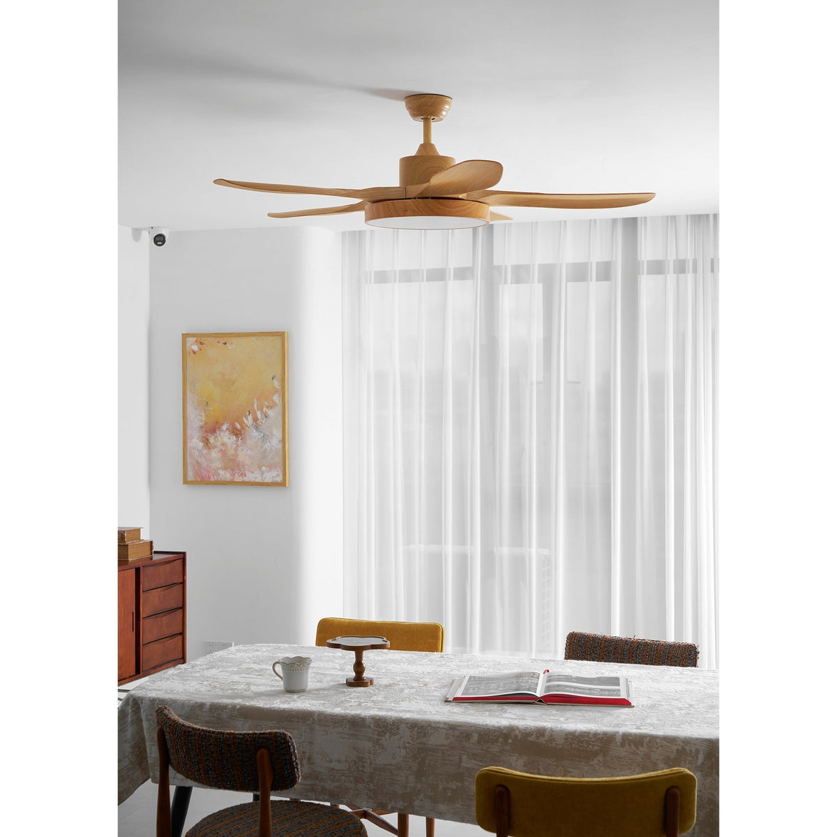 Teriinena ventilador de techo con luz