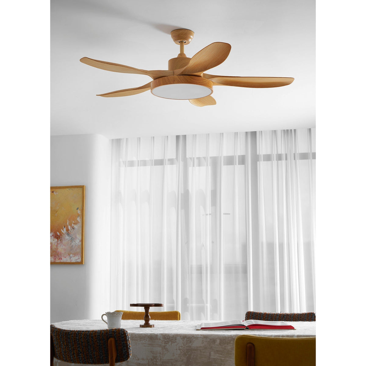 Teriinena ventilador de techo con luz