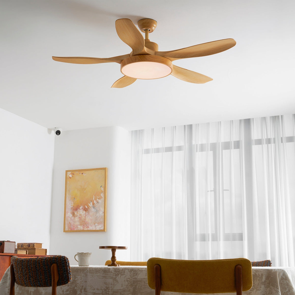 Teriinena ventilador de techo con luz