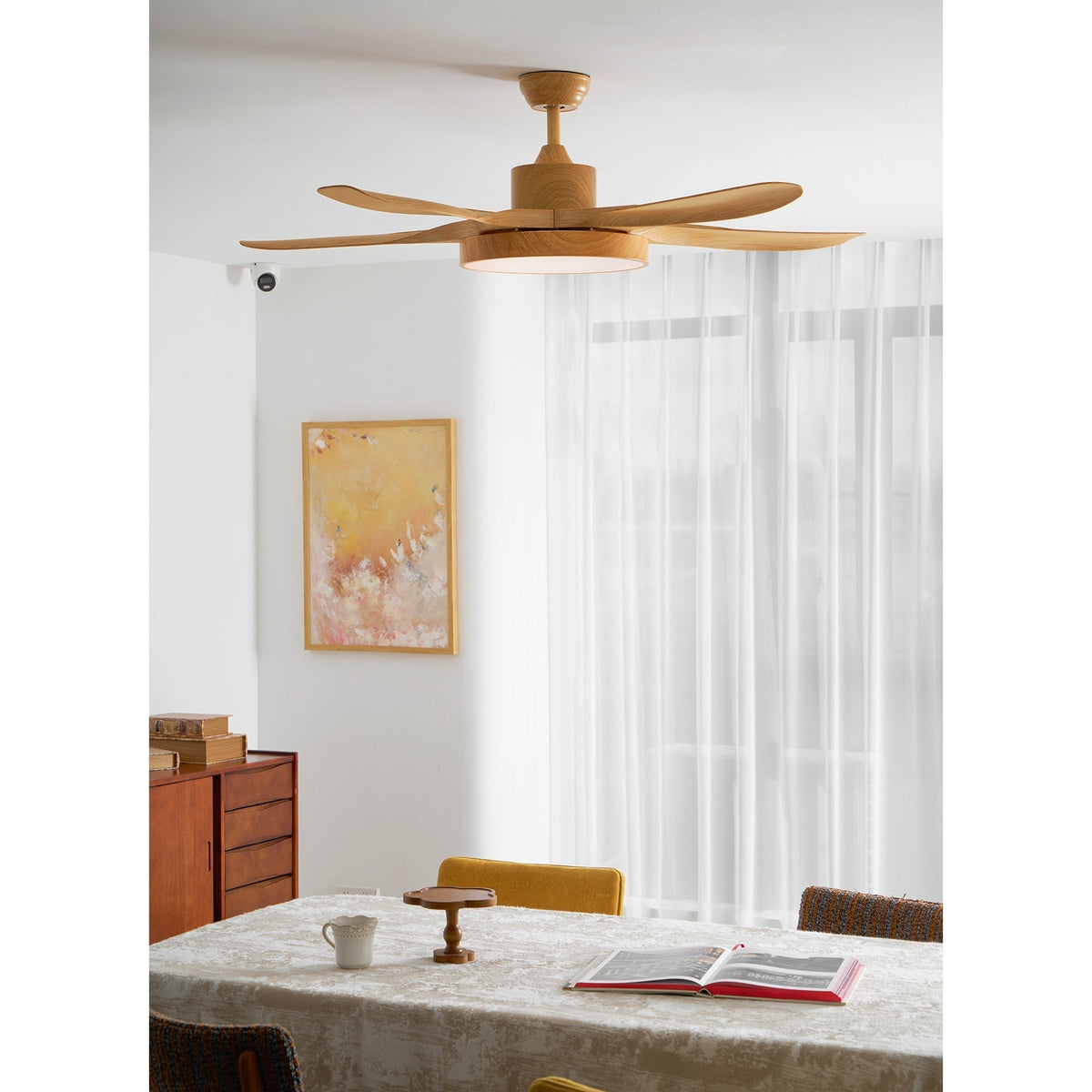 Teriinena ventilador de techo con luz