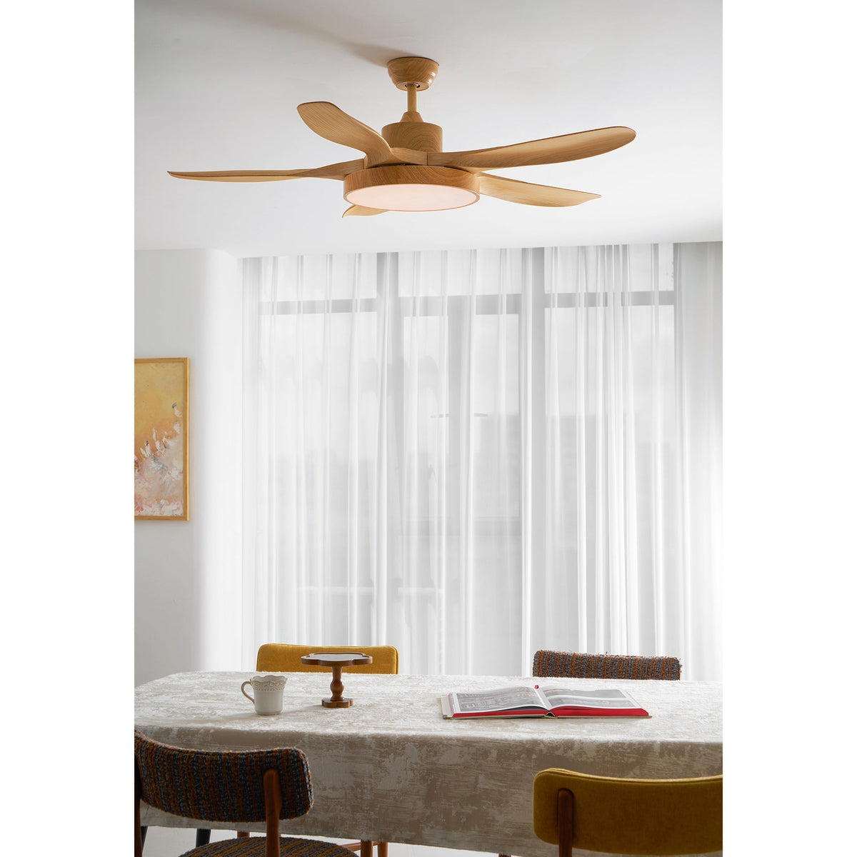 Teriinena ventilador de techo con luz