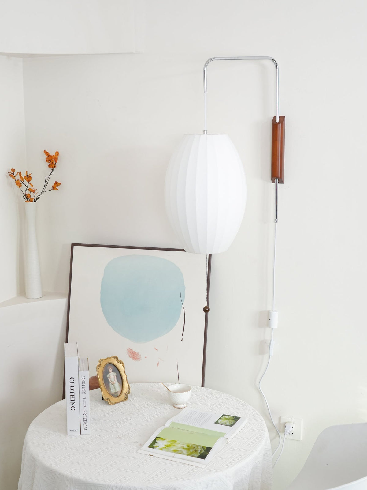 Aldinira aplique de pared nogal Bola