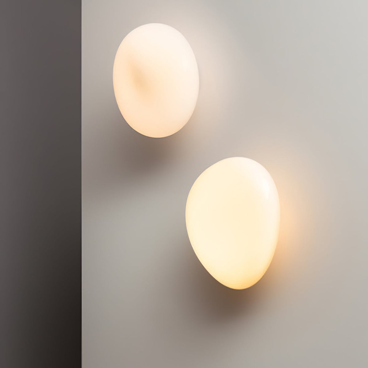 Eirinina aplique de pared con vidrio