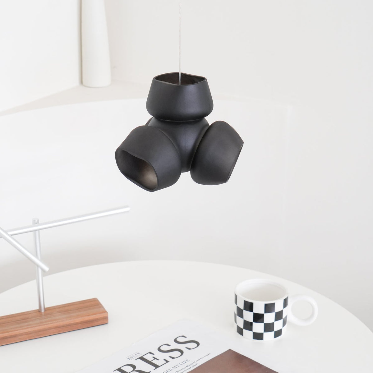Ursa lámpara colgante Bubbles Cluster con globos de vidrio