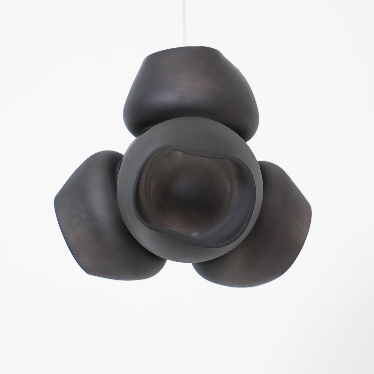 Ursa lámpara colgante Bubbles Cluster con globos de vidrio