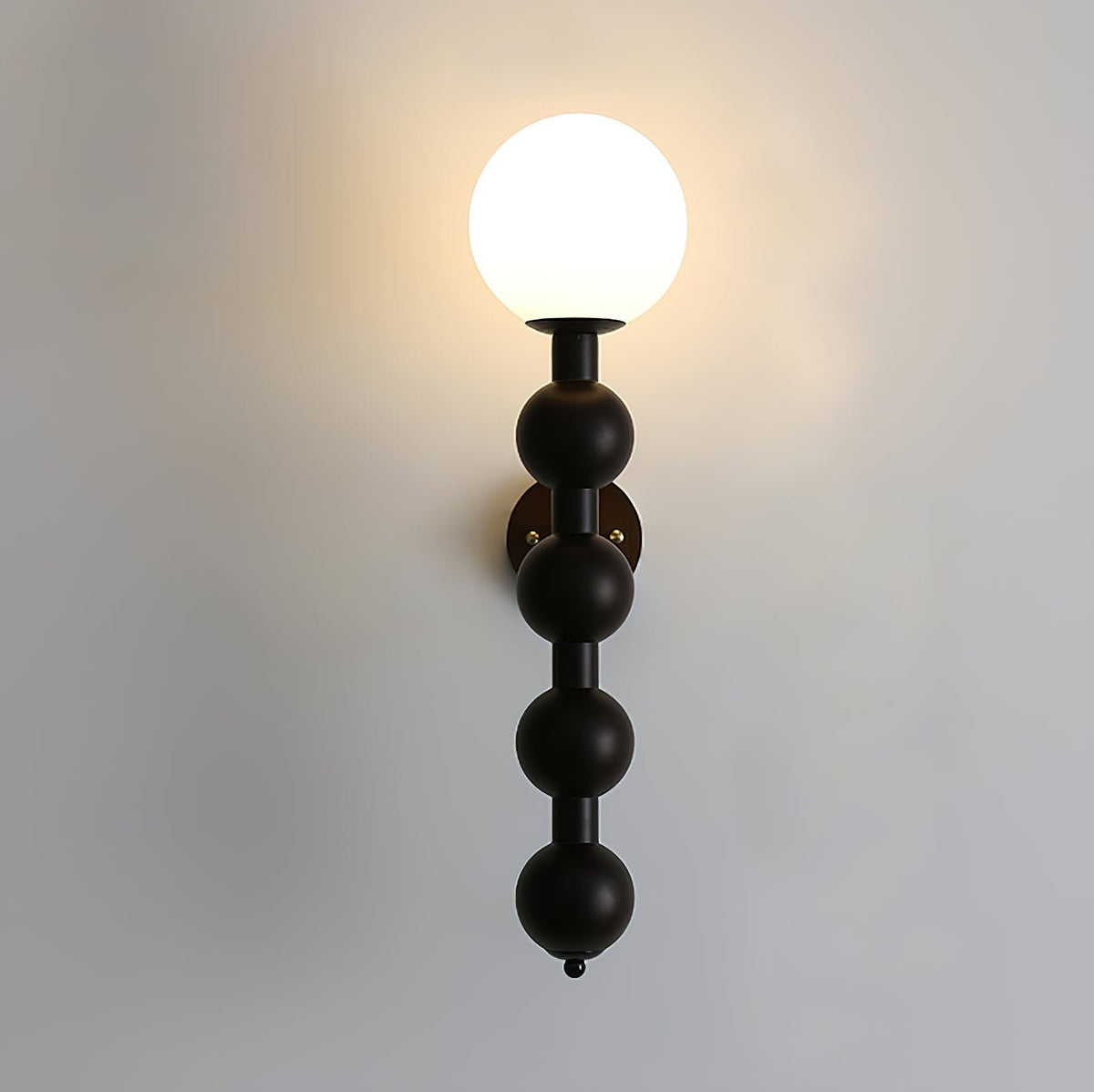 Olaeia aplique de pared moderno minimalista con pantalla de vidrio y madera