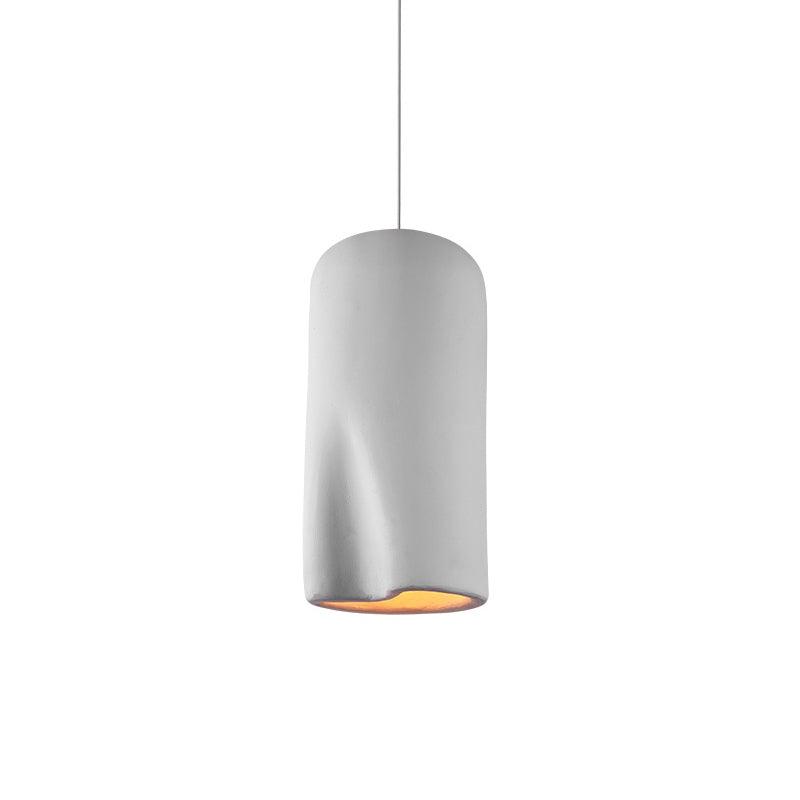 Nuo lámpara colgante de yeso cúpula redondeada estilo Wabi Sabi