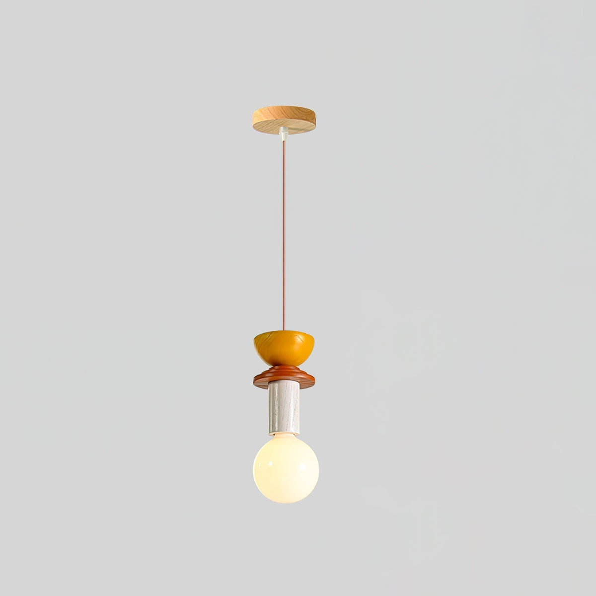 Gram lámpara colgante moderna de madera