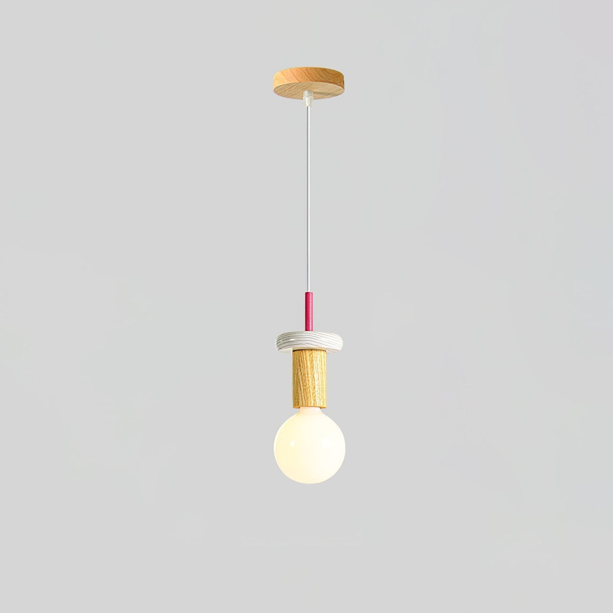 Gram lámpara colgante moderna de madera