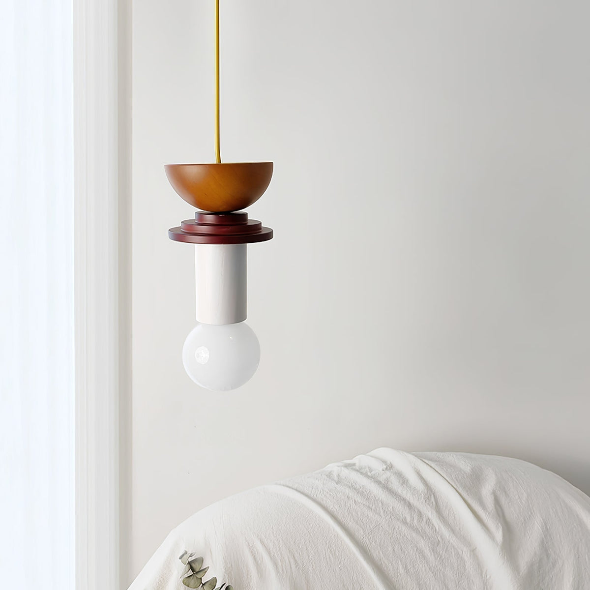 Gram lámpara colgante moderna de madera