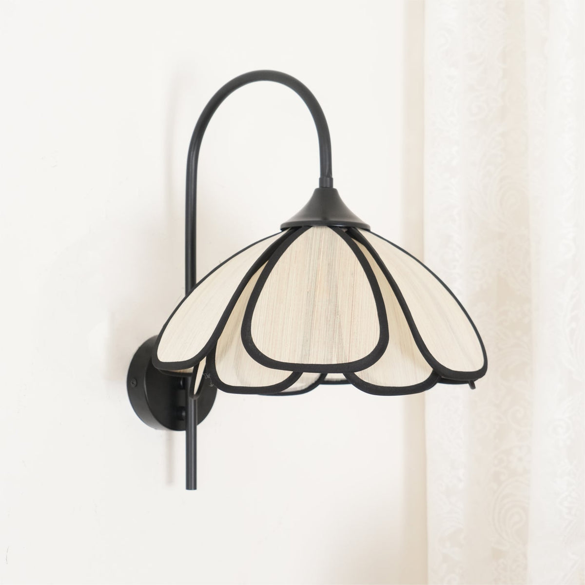 Ivsiliel aplique de pared Natural Burnt pétalo